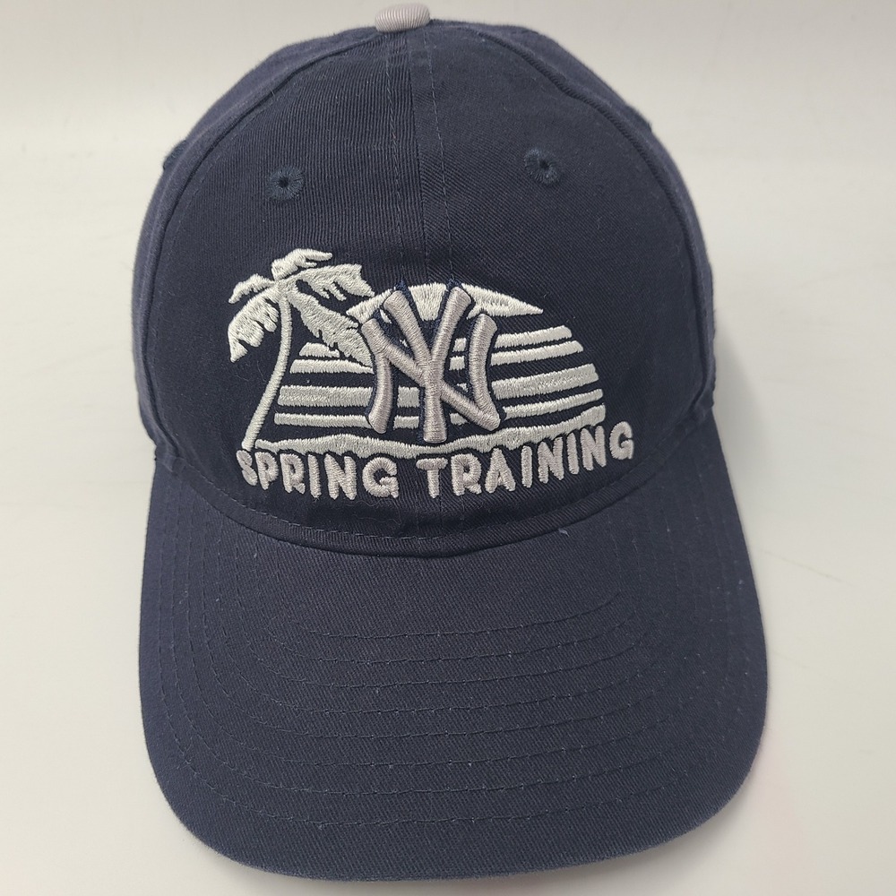 Youth New York Yankees Hat Strapback New Era 9Twenty Blue MLB Spring Training